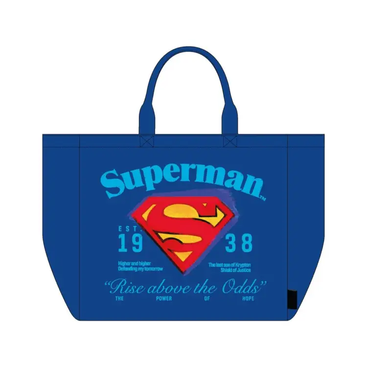 SUPERMAN - Torba na zakupy XL - 48x43x17cm