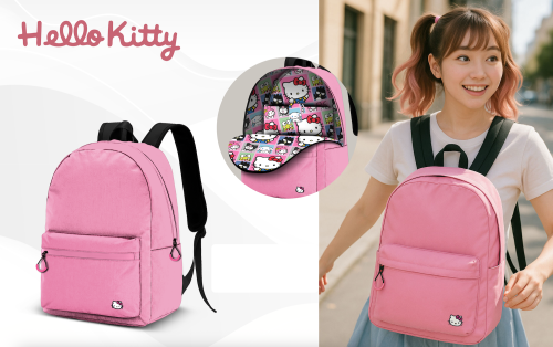 HELLO KITTY - Plecak BLOCK - '41x30x18cm'