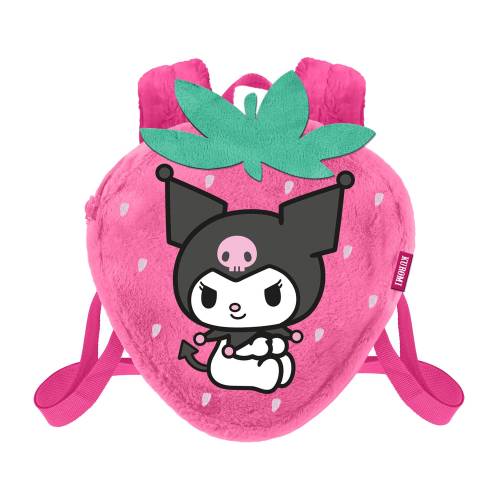 KUROMI - Strawberry - Mini plecak futrzany "25x22x12cm