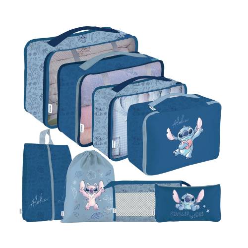 STITCH - Organizery do walizek - 8 szt.