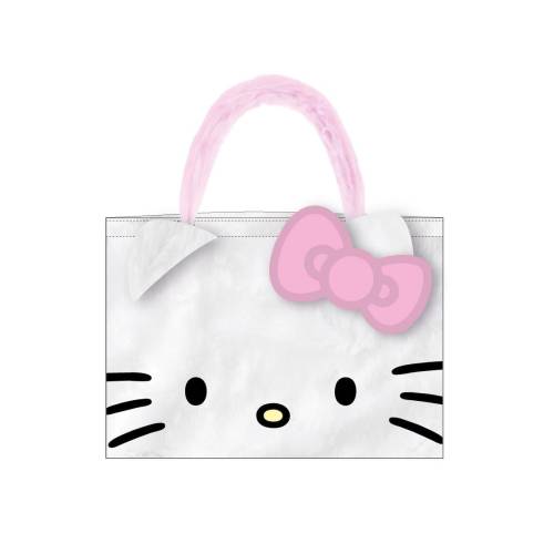 HELLO KITTY - Pluszowa torba na zakupy - 37x30x8cm