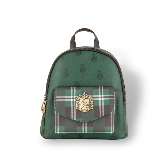 HARRY POTTER - Slytherin - Mini plecak w kratę "25x25cm