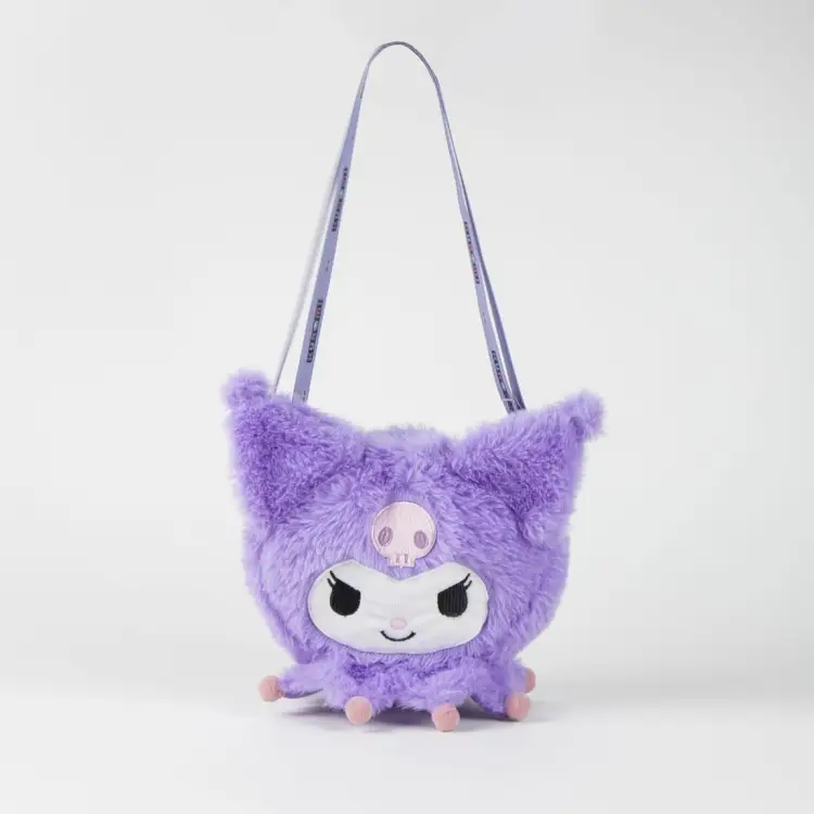 KUROMI - Head - Pluszowa torba na ramię - 17x14x4cm