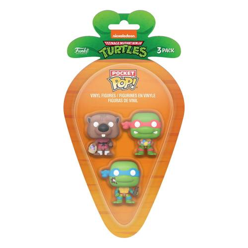 Pocket POP! 3pack - Teenage Mutant Ninja Turtles - Marchewka