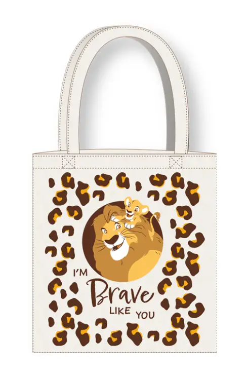 DISNEY - Roi Lion - Mufasa & Simba - Torba na ramię 36x39cm