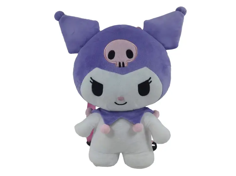 KUROMI - Fioletowy - Pluszowy plecak - 35cm