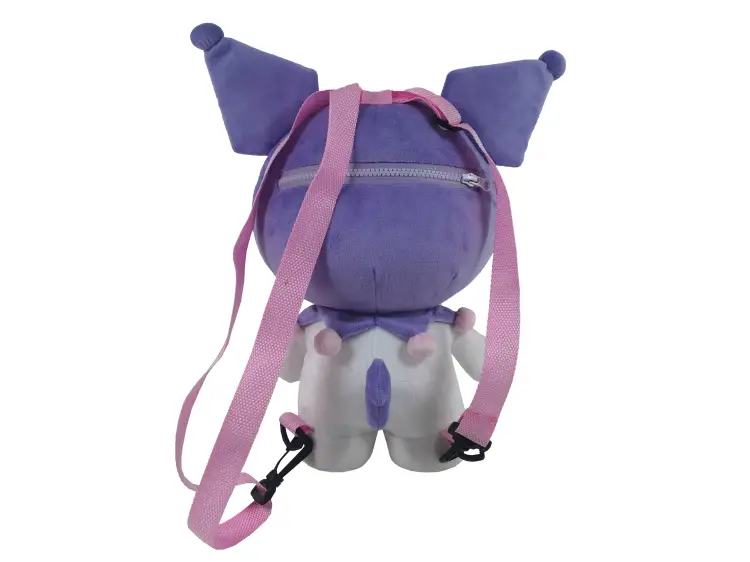 KUROMI - Fioletowy - Pluszowy plecak - 35cm