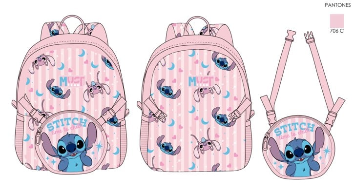 STITCH - Must - Plecak + odpinana torba na ramię