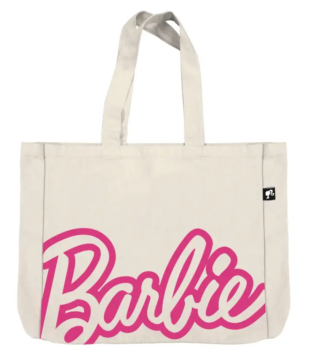 BARBIE - Logo - Duża płócienna torba - 46x40,5x10cm