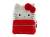 HELLO KITTY - Plecak z futerkiem - 30x14x22cm