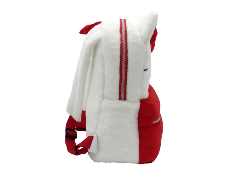 HELLO KITTY - Plecak z futerkiem - 30x14x22cm