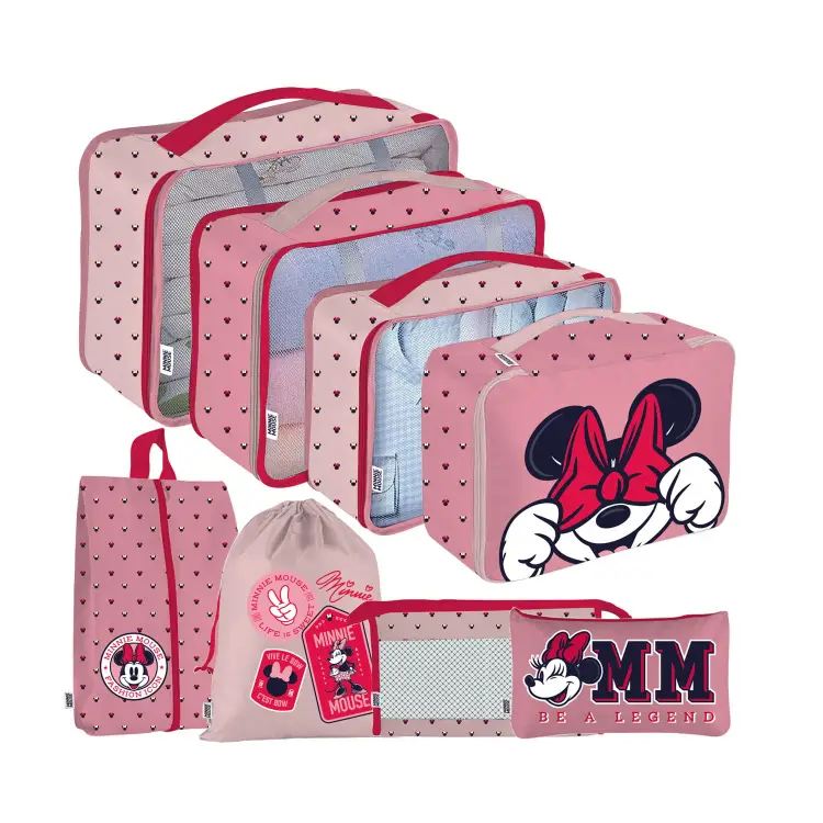 MINNIE - Organizery do walizek - 8 szt.