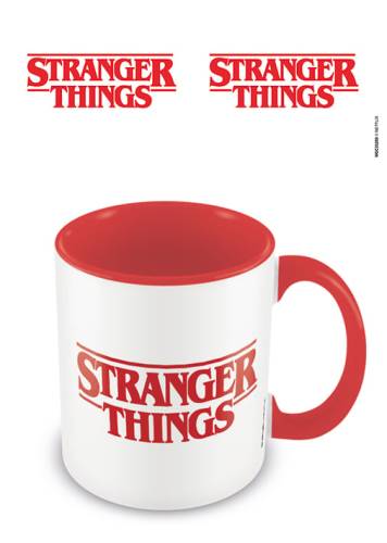 STRANGER THINGS - Logo - Kolorowy kubek wewnętrzny 315ml