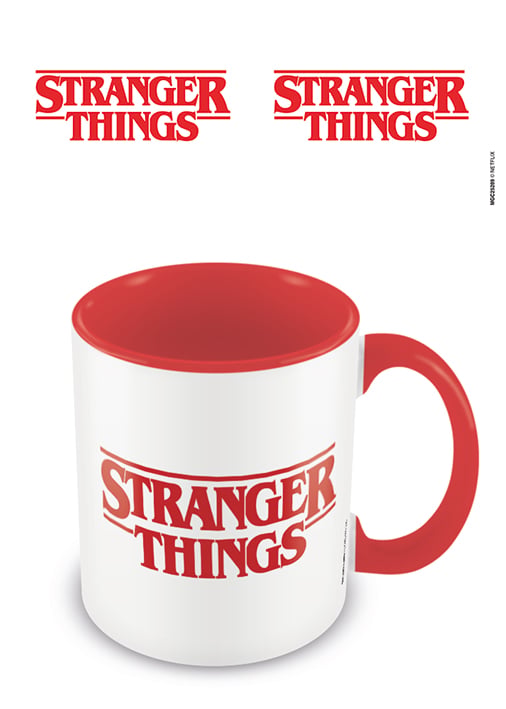 STRANGER THINGS - Logo - Kolorowy kubek wewnętrzny 315ml