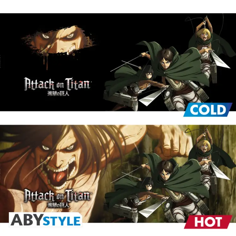 ATTACK ON TITAN - Titans - Kubek termiczny 460ml
