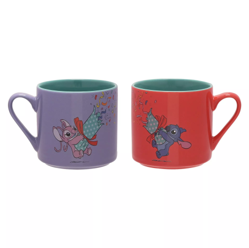 STITCH & ANGEL - Merry Everything - Zestaw 2 kolorowych kubków