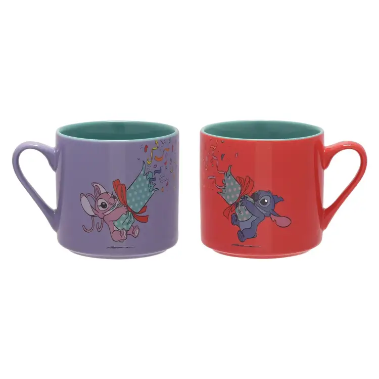 STITCH & ANGEL - Merry Everything - Zestaw 2 kolorowych kubków