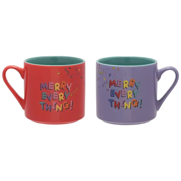 STITCH & ANGEL - Merry Everything - Zestaw 2 kolorowych kubków