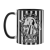 BEETLEJUICE -Black&White -Ghost with the most - Wewnętrzny kolorowy kubek 10Oz