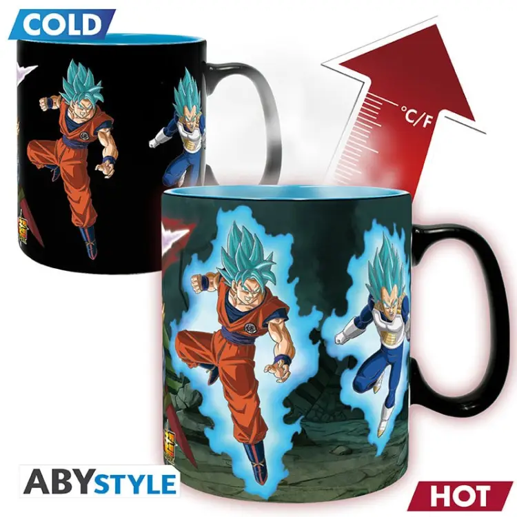DRAGON BALL SUPER - Saiyans & Black - Kubek termiczny 460ml