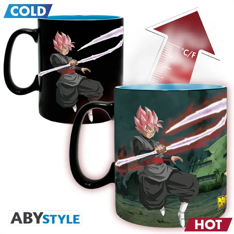 DRAGON BALL SUPER - Saiyans & Black - Kubek termiczny 460ml