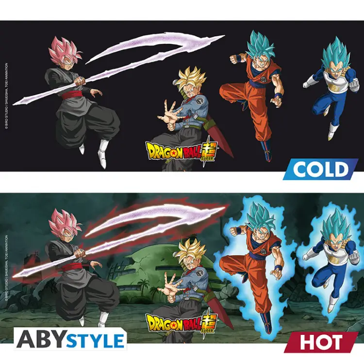 DRAGON BALL SUPER - Saiyans & Black - Kubek termiczny 460ml