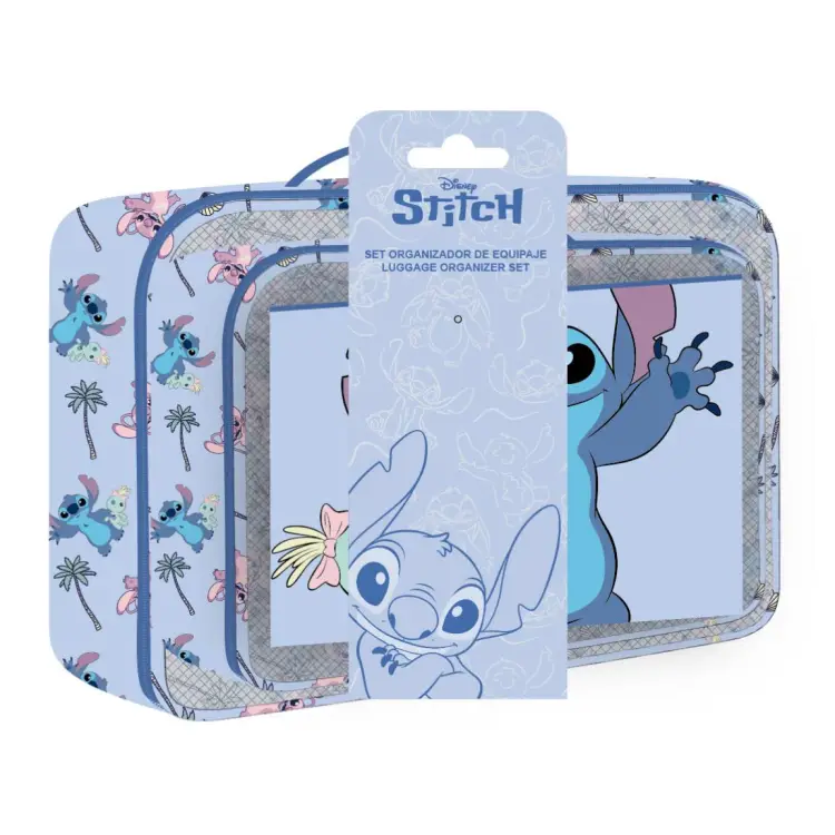 STITCH - Zestaw walizek podróżnych 3w1