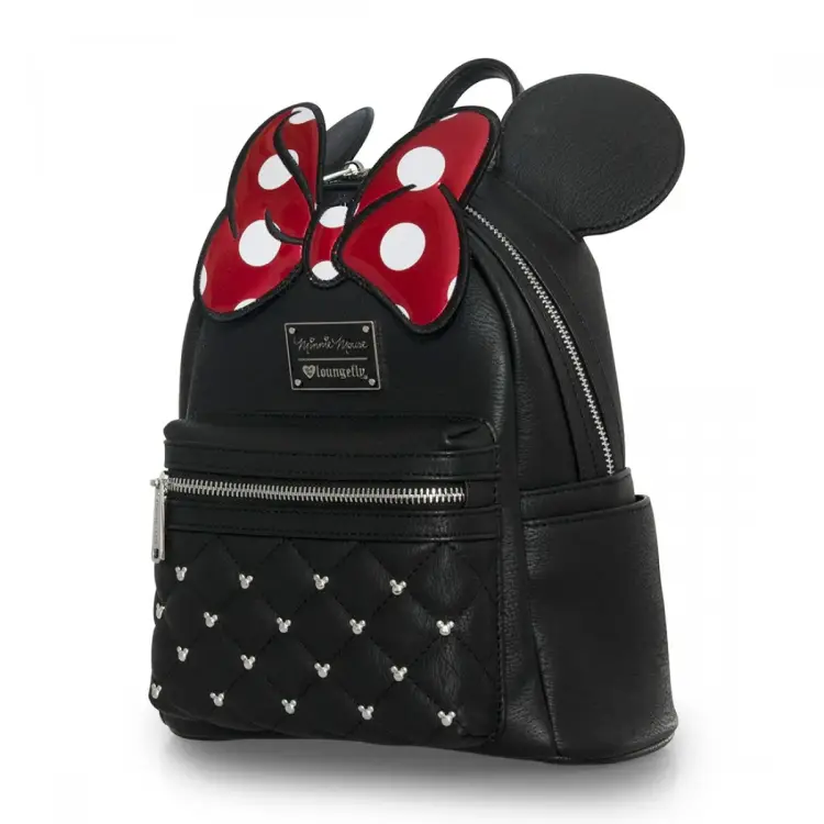DISNEY - Mini plecak z kokardą Minnie "LoungeFly