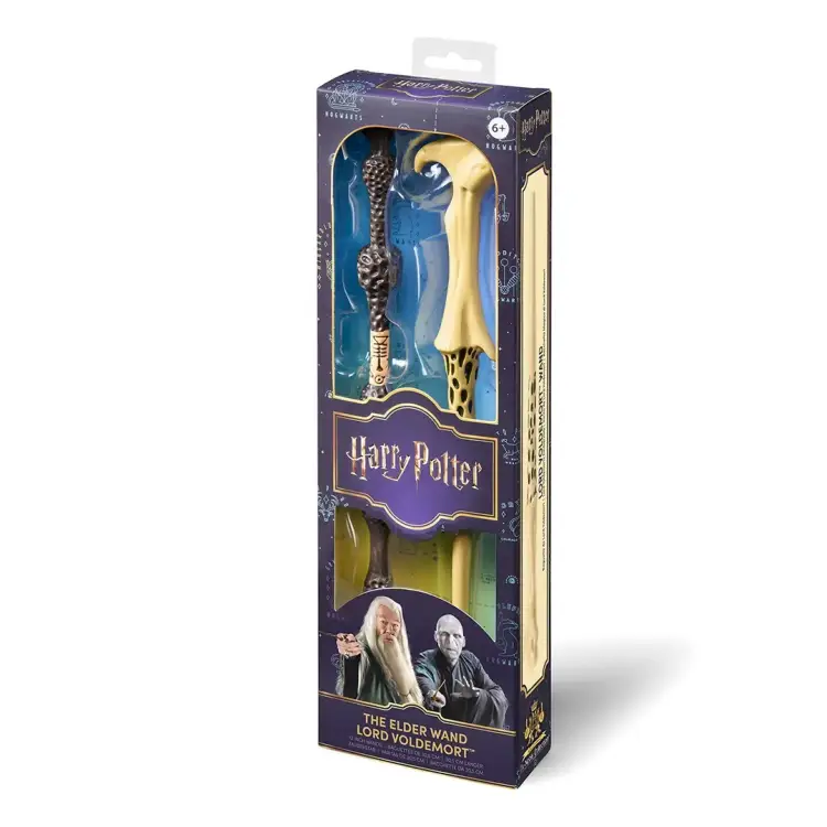 HARRY POTTER - 2 PVC Wansd - Lord Voldemort i Starsza Różdżka