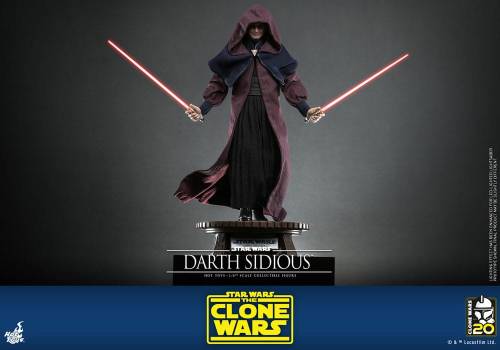 STAR WARS THE CLONE WARS - Dark Sidious - Figurka 1/6 29cm