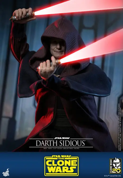 STAR WARS THE CLONE WARS - Dark Sidious - Figurka 1/6 29cm