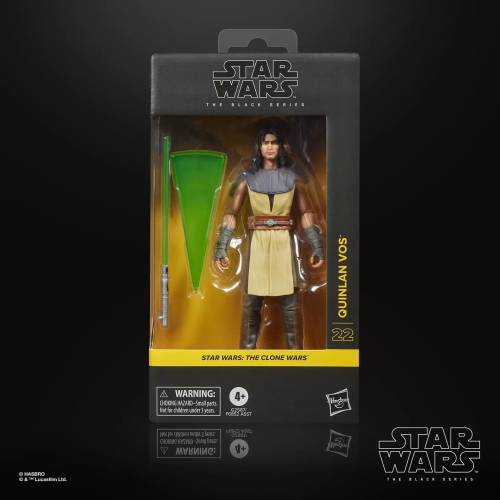 STAR WARS THE CLONE WARS - Quinlan Vos - Figurka z czarnej serii 15 cm