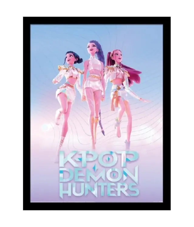 K-POP DEMON HUNTERS - Trio - Nadruk kolekcjonerski 45x35cm