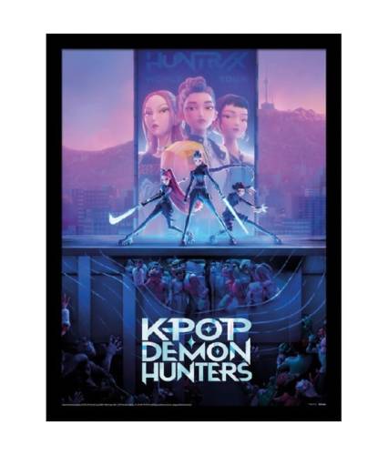 K-POP DEMON HUNTERS - Key Art - Nadruk kolekcjonerski 45x35cm