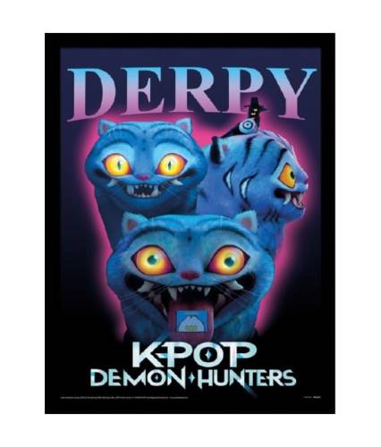 K-POP DEMON HUNTERS - Derpy - nadruk kolekcjonerski 45x35cm