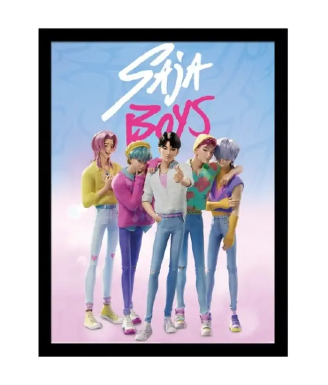 K-POP DEMON HUNTERS - Saja Boys - nadruk kolekcjonerski 45x35cm