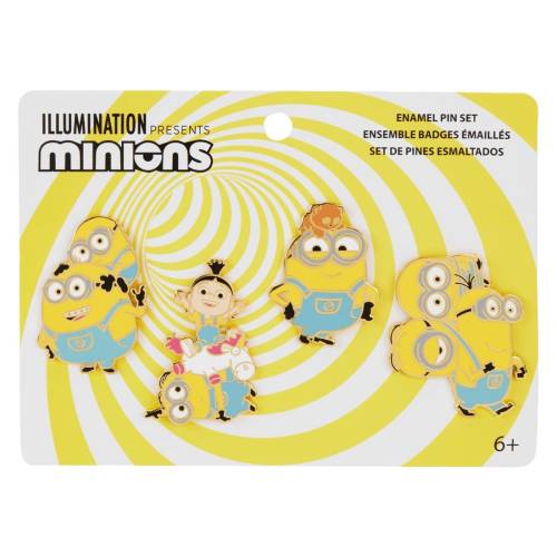 DESPICABLE ME - Różnorodność - Zestaw 4 pinów