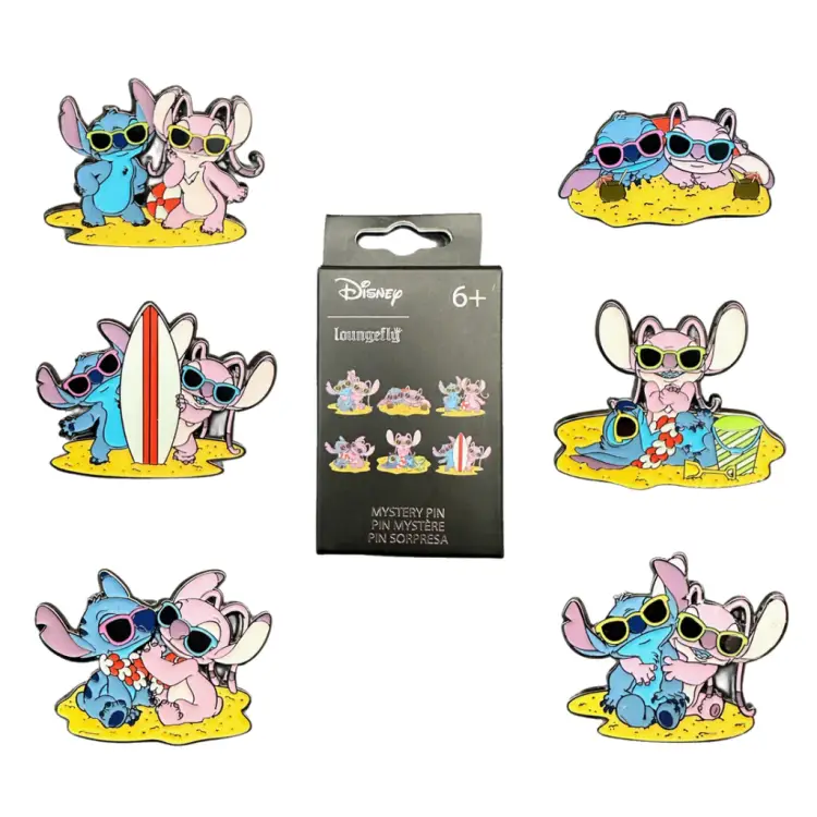 DISNEY - Stitch & Angel - Funko Blind Box Enamel Pins