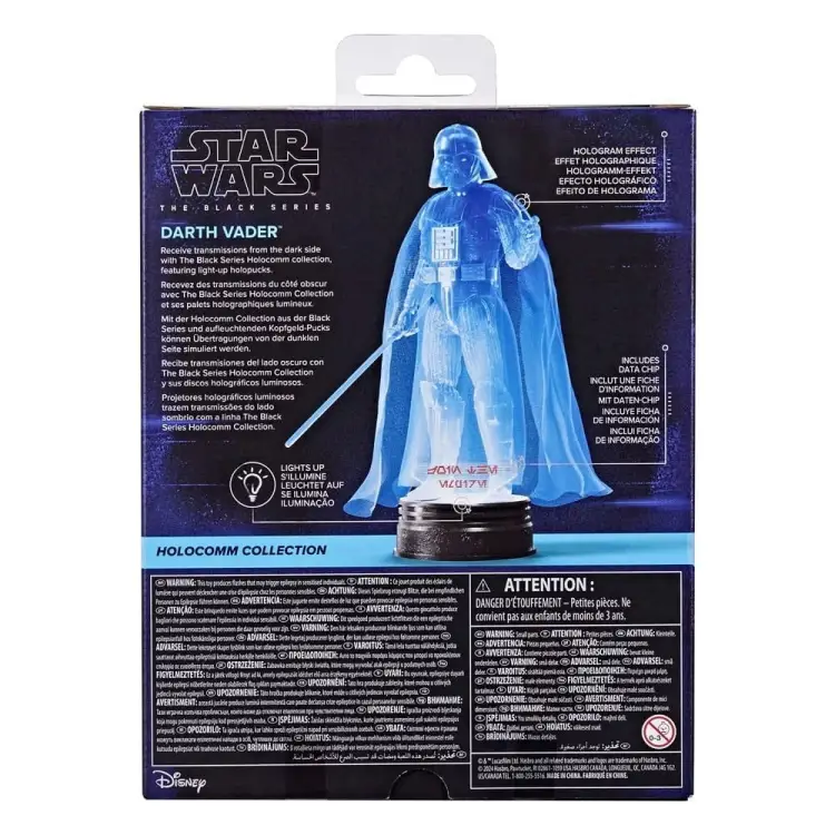 STAR WARS - Darth Vader Holocomm Collection - Figurka z czarnej serii 15 cm