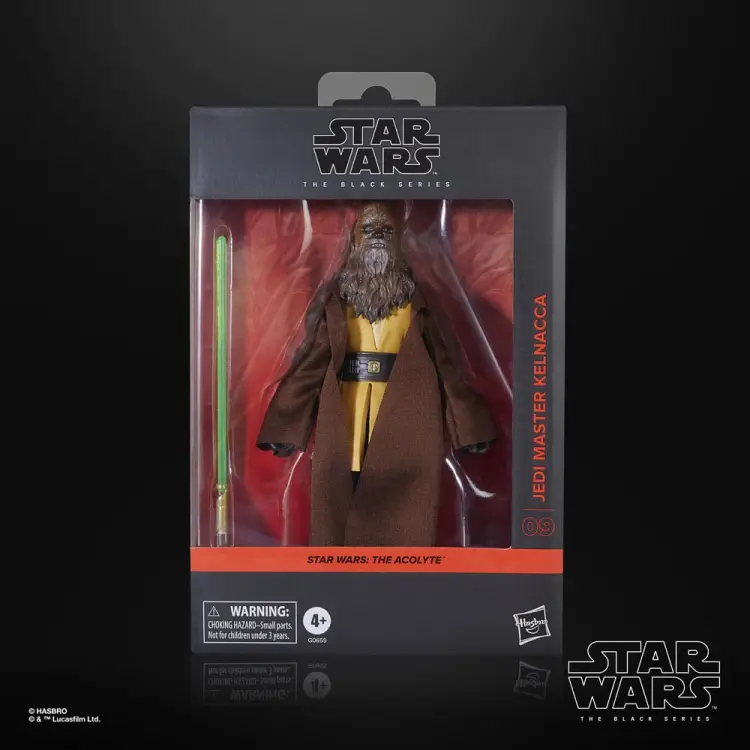 THE ACOLYTE - Mistrz Jedi Kelnacca - Figurka Czarna Seria 15cm