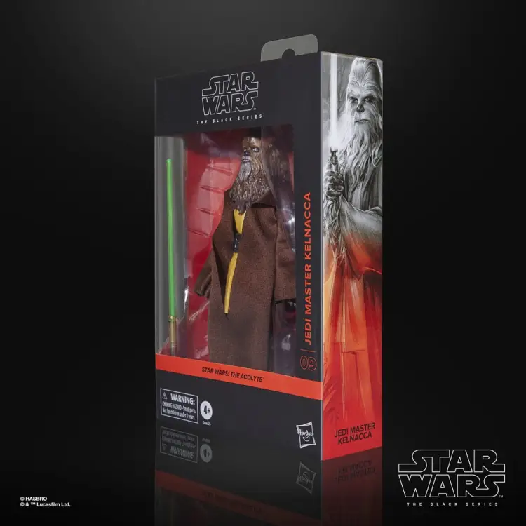 THE ACOLYTE - Mistrz Jedi Kelnacca - Figurka Czarna Seria 15cm