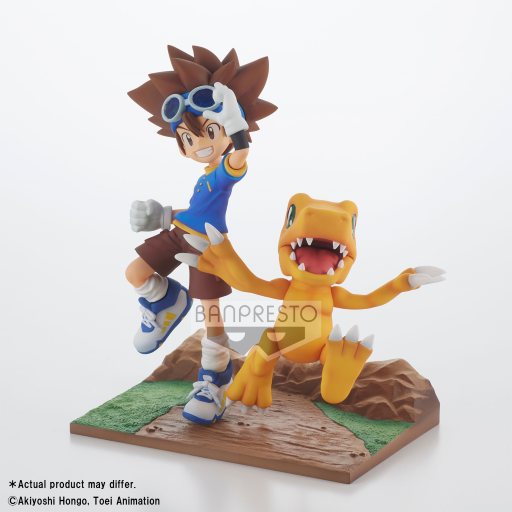 DIGIMON - Taichi & Agumon - Figurka DXF-Adventure Archives 15cm