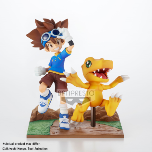 DIGIMON - Taichi & Agumon - Figurka DXF-Adventure Archives 15cm