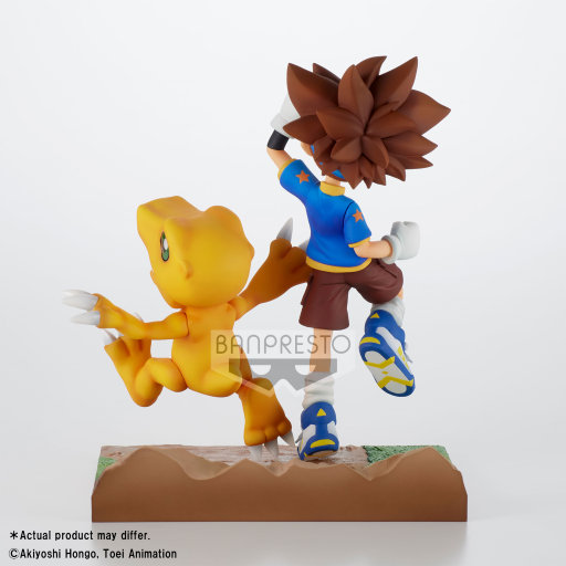 DIGIMON - Taichi & Agumon - Figurka DXF-Adventure Archives 15cm