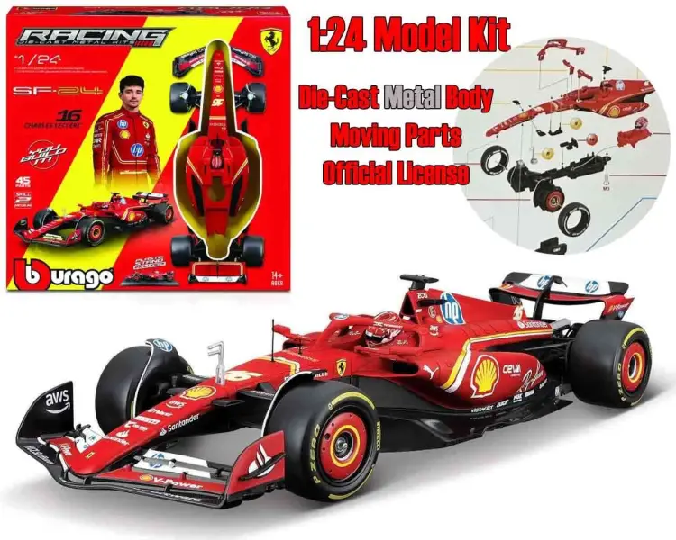 FORMULA 1 - F1 Ferrari Sf-24 - N.16 Charles Leclerc - Zestaw modelarski 1/24