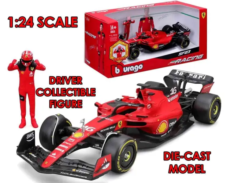 FORMULA 1 - F1 Ferrari Sf-23 z Leclercem - Zestaw modelarski 1/24