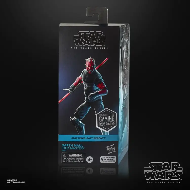 Star Wars: Battlefront II Black Series Gaming Greats  Darth Maul (Old Master) 15 cm