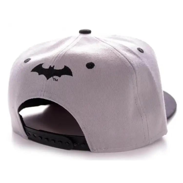 DC COMICS - Batman Logo/Text - Czapka szara/czarna