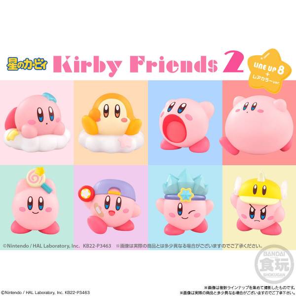 KIRBY FRIENDS - Asortyment 12 figurek 5 cm "Fala 2
