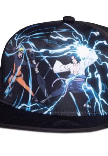 NARUTO SHIPPUDEN - Naruto & Sasuke - Męska czapka z daszkiem